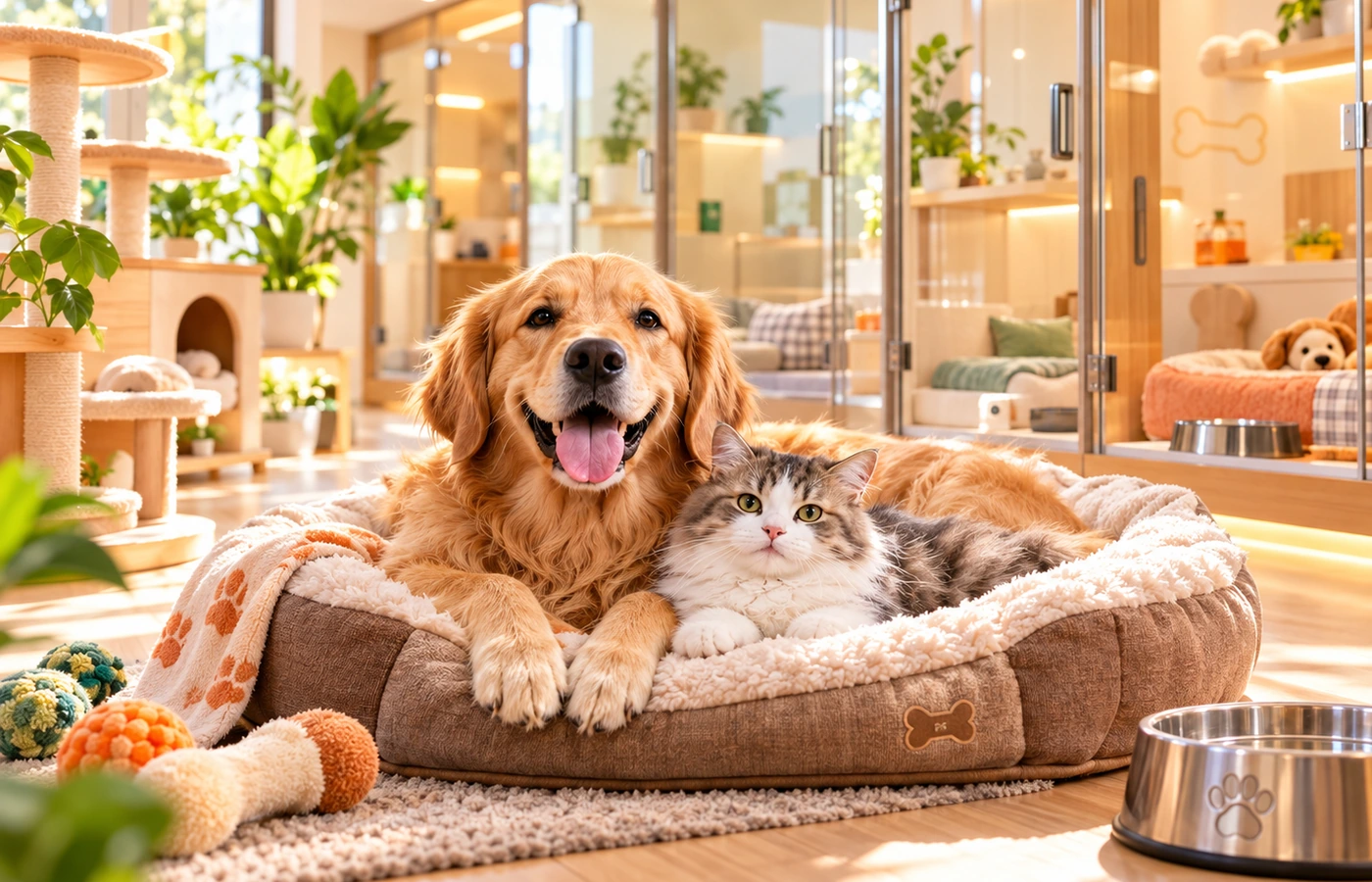 Minh họa Khách sạn thú cưng